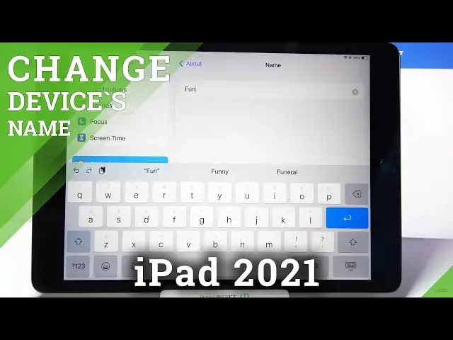 Video thumbnail for How to Change Device Name on iPad 9th Gen - Personalize APPLE iPad Name
