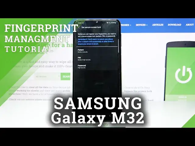 Video thumbnail for How to Add Fingerprint on SAMSUNG Galaxy M32 – Save Fingerprints