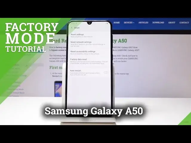 'Video thumbnail for SAMSUNG Galaxy A50 Factory Reset / Wipe Data'