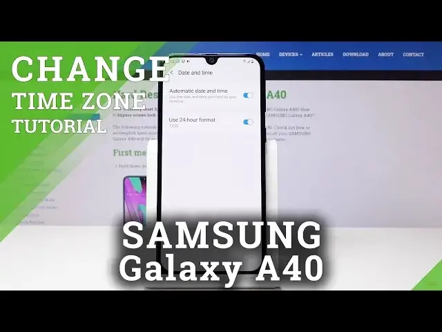 'Video thumbnail for Samsung Galaxy A40 Set up Date & Time'