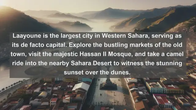 Video thumbnail for Discover the Hidden Beauty of Western Sahara: Top 10 Stunning Cities to Explore