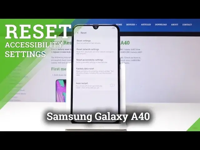 Video thumbnail for How to Reset Availability Configuration in SAMSUNG Galaxy A40 - Restore Accessibility Settings