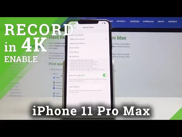 Video thumbnail for How to Enable 4K Videos in iPhone 11 Pro Max - 4K Resolution
