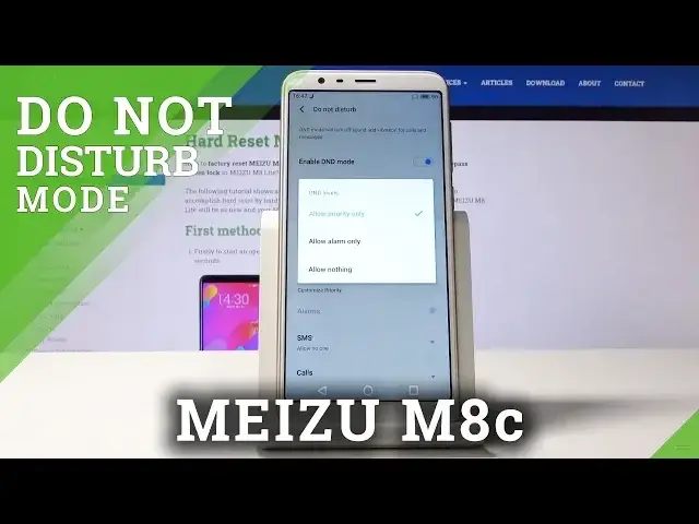 Video thumbnail for How to Turn On Do not Disturb Mode MEIZU M8c – DND Mode