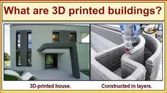 Video thumbnail for What are 3D-printed buildings?/FAQs over 3D-printed building.