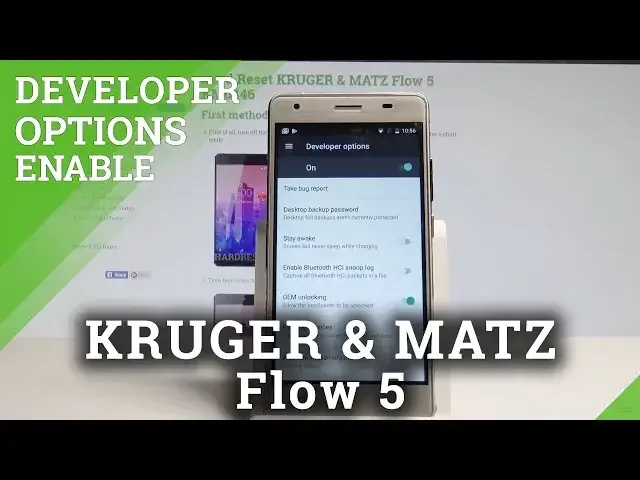 Video thumbnail for How to Enable Developer Options in KRUGER & MATZ Flow 5 - USB Debugging / OEM Unlock |HardReset.Info