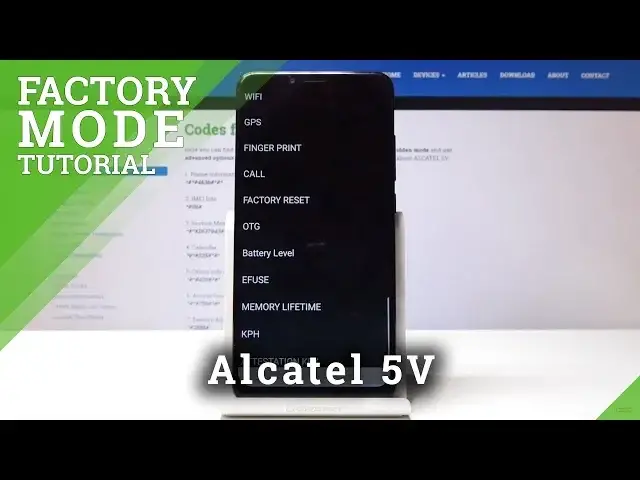 Video thumbnail for How to Perform Hardware Test on ALCATEL 5V - Enter / Exit Factory Mode