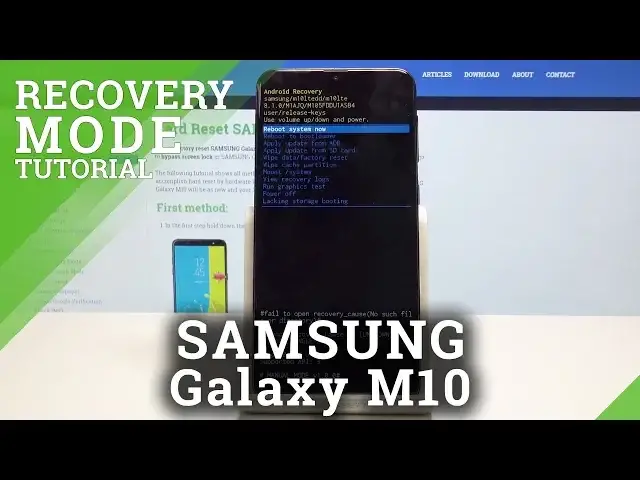 'Video thumbnail for Recovery Mode SAMSUNG Galaxy M10 - Enter & Exit Recovery Menu'