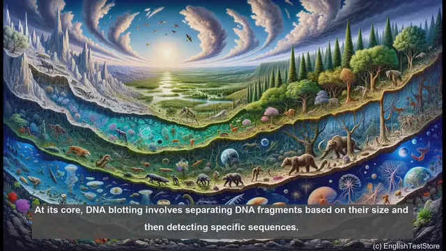 Video thumbnail for DNA blotting in biology - meaning, definition and examples