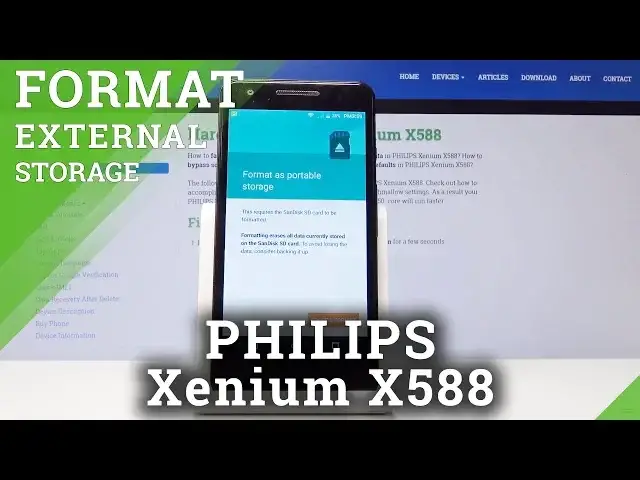 Video thumbnail for How to Format SD Card in PHILIPS Xenium X588 - Format External Storage