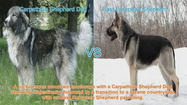 Video thumbnail for Carpathian Shepherd Dog vs. East European Shepherd: A Breed Comparison