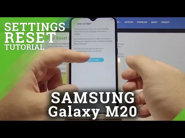 'Video thumbnail for How to Reset Settings in Samsung Galaxy M20 – Reset Default Configuration'