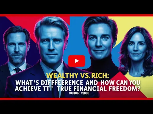 'Video thumbnail for Wealthy vs. Rich: What's the Difference and How Can You Achieve True Financial Freedom?'