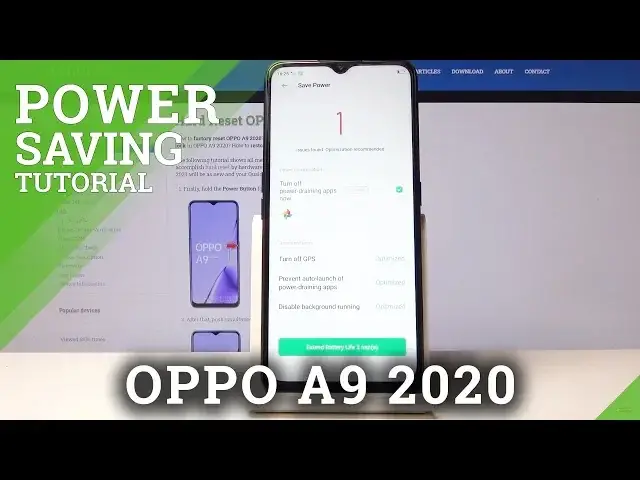 Video thumbnail for How to Activate Power Saving Mode in OPPO A9 2020
