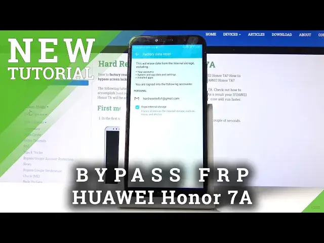 'Video thumbnail for How to Bypass Google Verification in Huawei Honor 7A – Skip FRP'