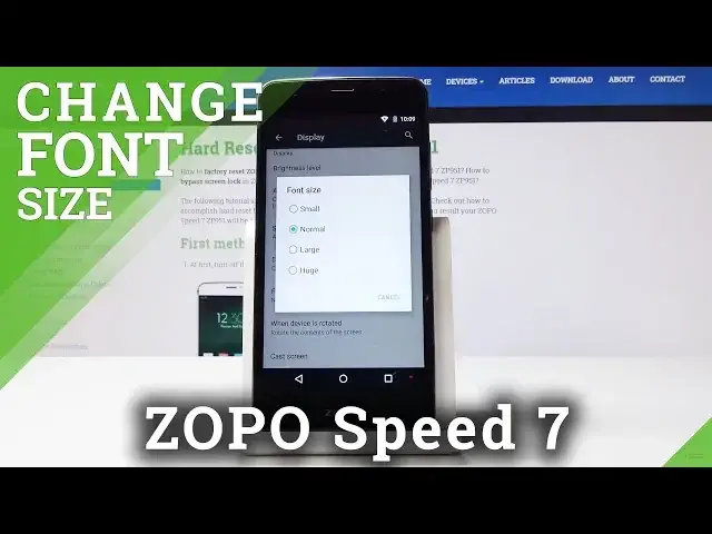 'Video thumbnail for How to Maximize Font Size in ZOPO Speed 7 - Change Font Size & Style'