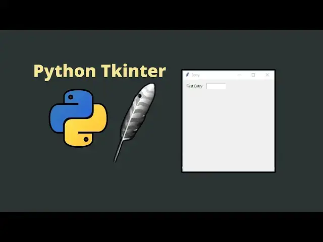 How to create an Entry in Tkinter ( Python Tkinter Ep.07 )