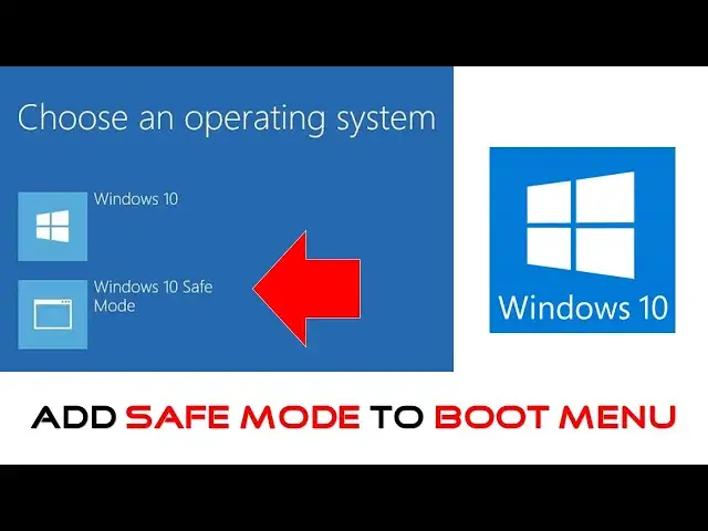 Video thumbnail for How To Add Safe Mode To Boot Menu in Windows 10 Tutorial
