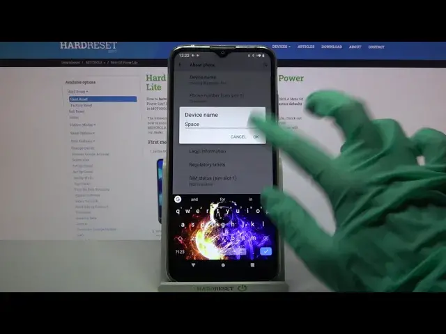 'Video thumbnail for How to Change Device Name on MOTOROLA Moto G8 Power Lite – Rename Device'
