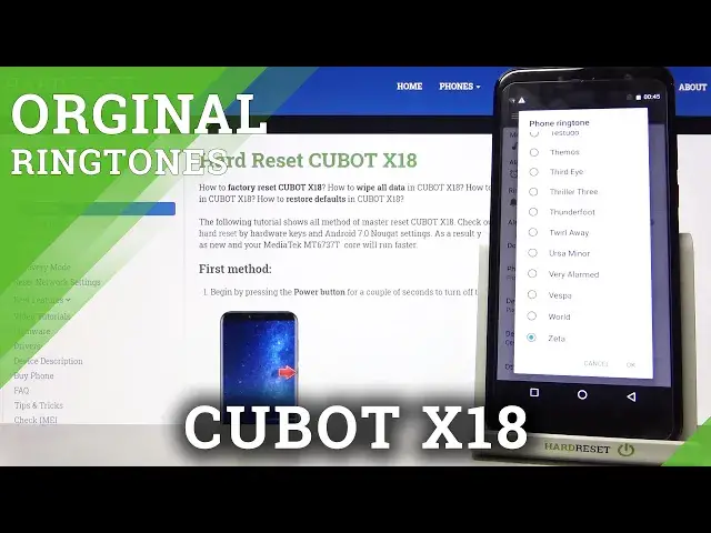 Video thumbnail for Cubot X18 - List of Ringtones