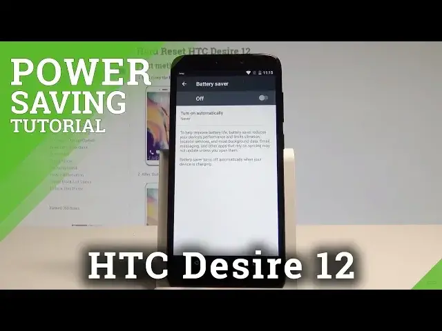 'Video thumbnail for How to Enable Battery Saver on HTC Desire 12 - Power Saving Mode |HardReset.Info'