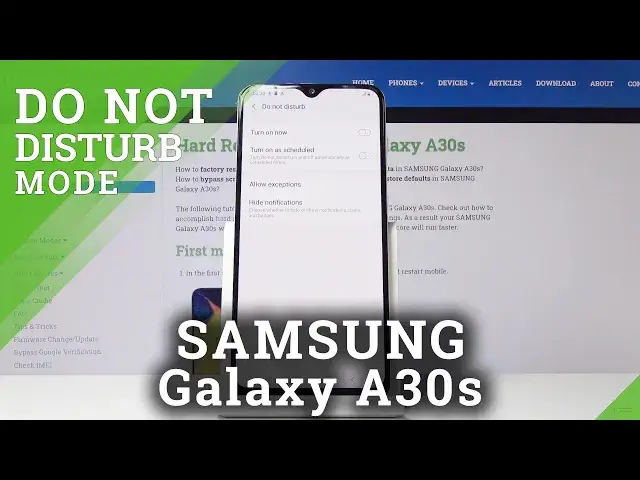 'Video thumbnail for How to Activate DND Mode in SAMSUNG Galaxy A30s – Customize Silent Mode'