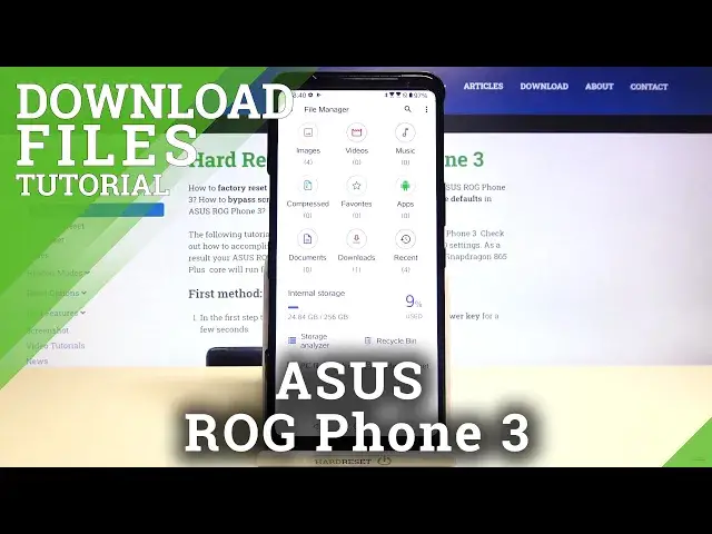 'Video thumbnail for ASUS Rog Phone 3 - Find Downloaded Files'