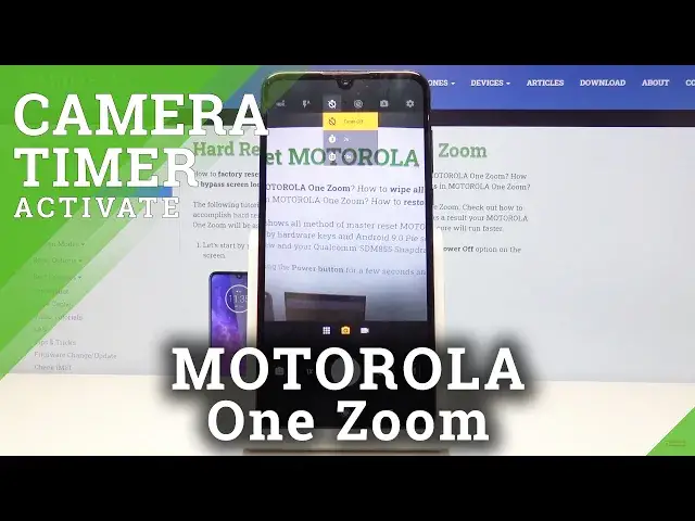 'Video thumbnail for How to Use Camera Timer in Motorola One Zoom – Photo Delay Feature'