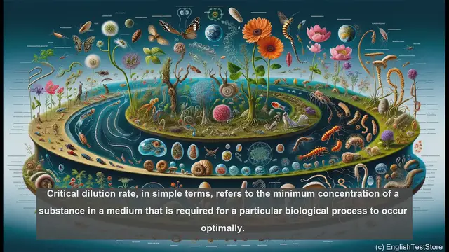 Video thumbnail for Critical dilution rate in biology