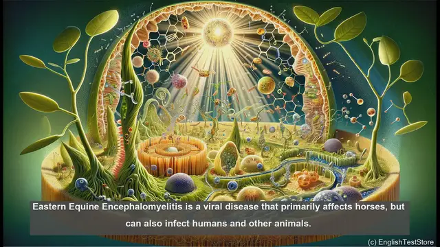 Video thumbnail for Eastern equine encephalomyelitis in biology - meaning, definition and examples