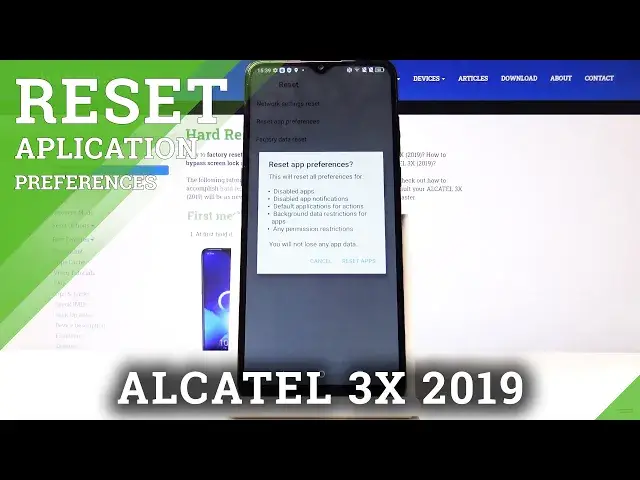 Video thumbnail for How to Reset App Preferences in ALCATEL 3X (2019) – Reset App Settings