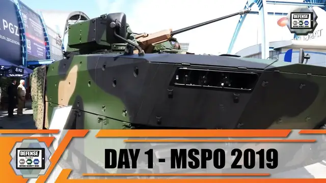 'Video thumbnail for MSPO 2019 International Defense Industry Exhibition in Kielce Poland Day 1 Video show daily news'