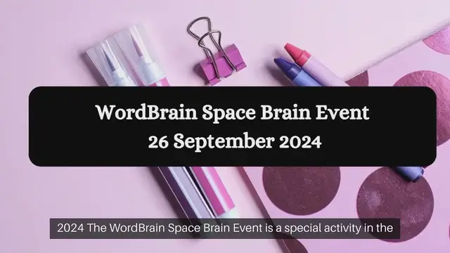 Video thumbnail for WordBrain Space Brain Event 26 September 2024 Answers Updated