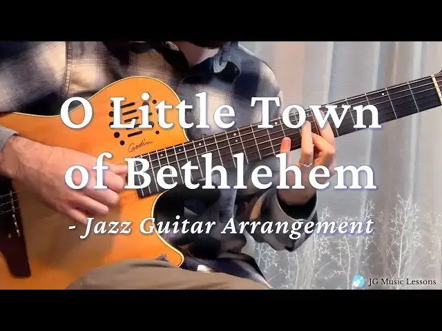 Video thumbnail for O Little Town of Bethlehem - Jazz Guitar Arrangement 🎸🎄