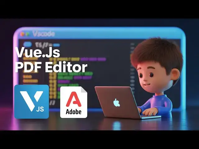 Video thumbnail for Build a Vue.js Adobe Acrobat PDF Editor Clone in Browser to Edit & Encrypt PDF Using jsPDF in TS