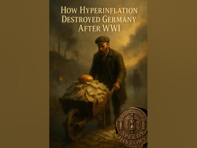 Video thumbnail for Hyperinflation Destroyed Germany's Economy #ww1 #history
