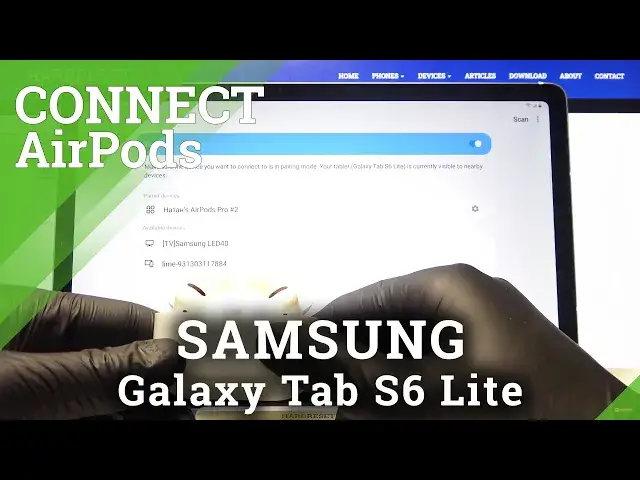 'Video thumbnail for How to Connect AirPods to SAMSUNG Galaxy Tab S6 Lite – Connect AirPods to Android Device'