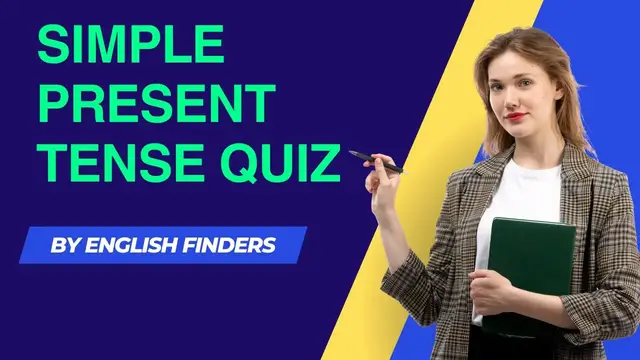 Video thumbnail for 20 Simple Present Tense Quiz | English Grammar Test | Test Your Grammar