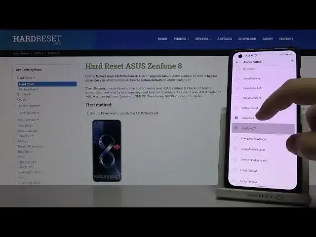 Video thumbnail for Alarm Tones on ASUS Zenfone 8 – Available Sounds of Alarms