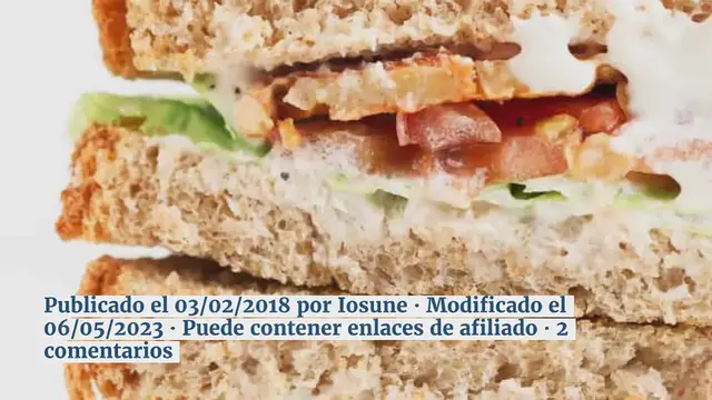 Video thumbnail for Sandwich BLT Vegano