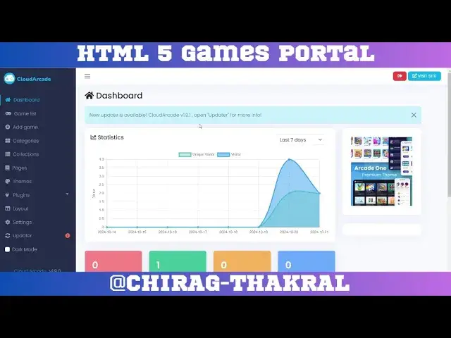 'Video thumbnail for Earn Money By Making HTML 5 Games Portal || Part Three'