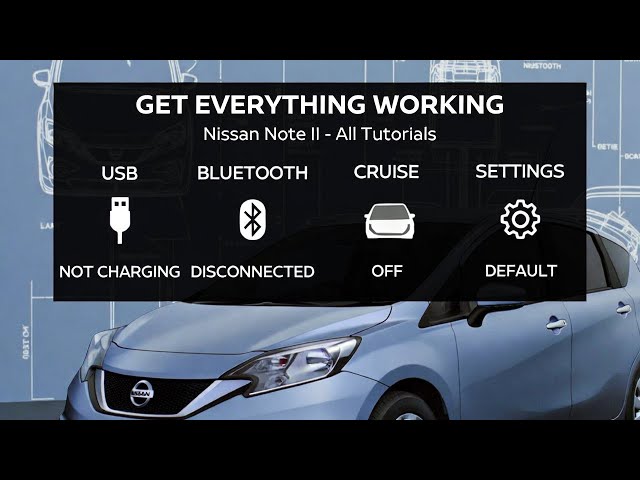 Video thumbnail for Nissan Note II – All Tutorials You Need (USB Port, Bluetooth, Cruise Control, Settings)