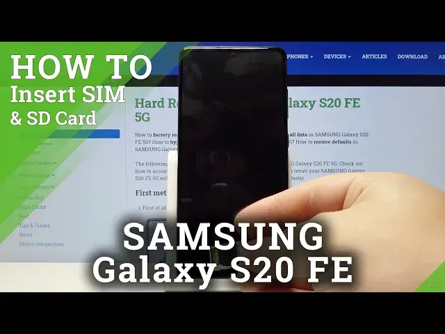 'Video thumbnail for SIM and SD Installing on SAMSUNG Galaxy S20 FE 5G – Nano SIM & Memory Cards Insert'