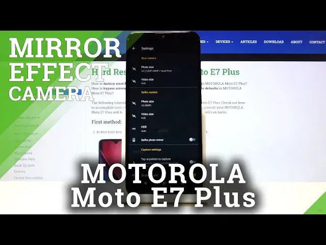 'Video thumbnail for How to Manage Camera Mirror Effect on MOTOROLA Moto E7 Plus'