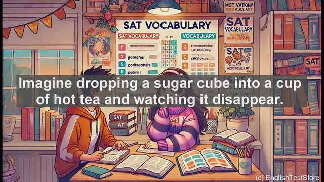 Video thumbnail for 5000 Must Know SAT Vocabulary - Dissolve: From Sugar Cubes to Vocabulary Mastery
