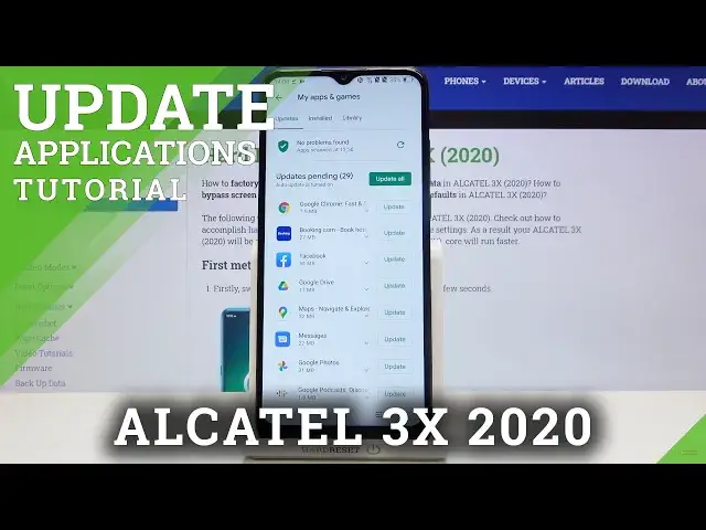 'Video thumbnail for Apps Versions on ALCATEL 3X 2020 – Update Apps'