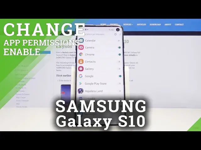 Video thumbnail for How to Operate App Permission Manager in Samsung Galaxy S10 – Find App Permissions