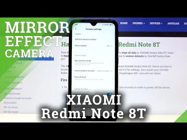 Video thumbnail for How to Turn On / Off Camera Mirror Effect on XIAOMI Redmi Note 8T – Enable or Disable Mirror Effect