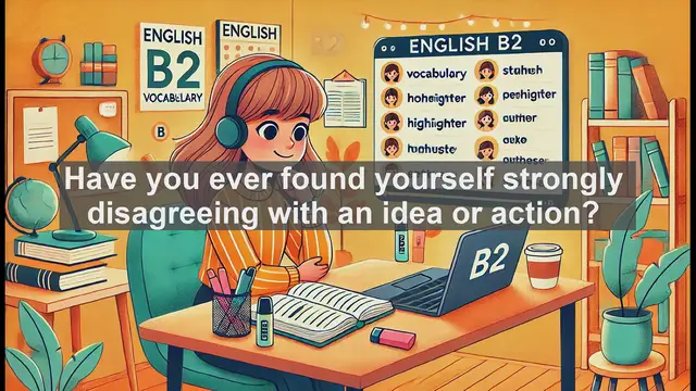 Video thumbnail for 1500 Must Know CEFR B2 Vocabulary - Understanding 'Opposed': Expressing Disagreement in Advanced English