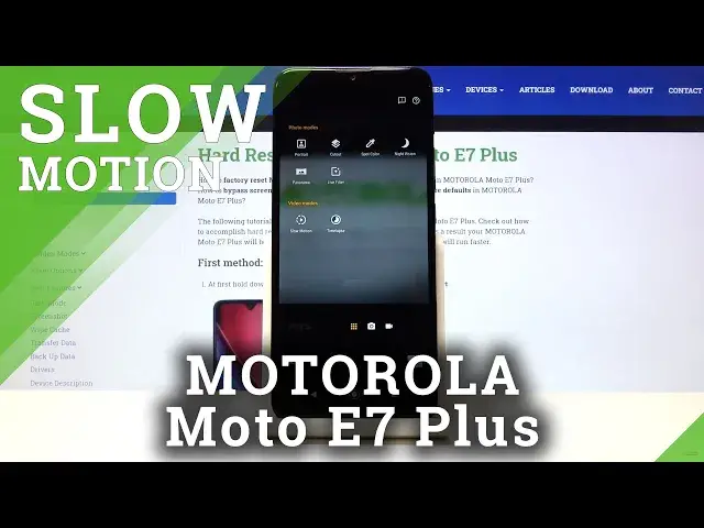 Video thumbnail for How to Record Slower Video in Motorola Moto E7 Plus - Record Slow Motion Videos